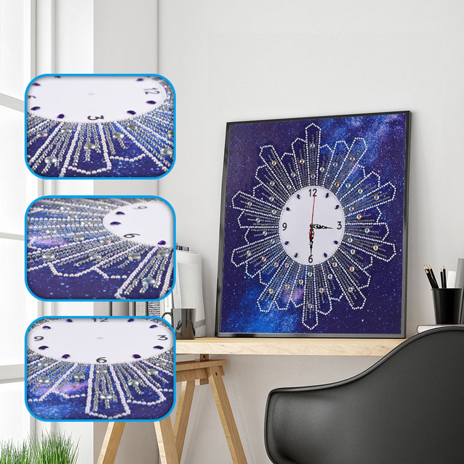 Diamond Painting Clock Kits 5D Diamond Painting Wall Clock Art Craft