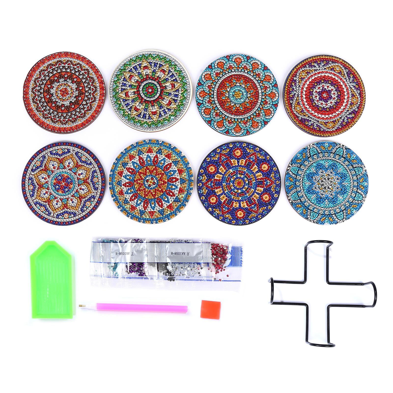 10 Pieces Easter Diamond Painting Coasters with Holder, 5D Diamond Art Kits  for Adults Kids, DIY Diamond Painting Coasters with Holder for Home Decor:  Buy Online at Best Price in UAE 