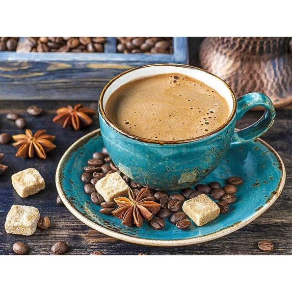 Diamond Painting Coffee Full Square Diamond Embroidery Cup Picture Of Rhinestones Mosaic Cross Stitch Kit