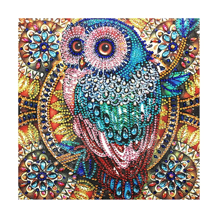 Diamond Painting DIY 5D Owl Crystal Rhinestone Embroidery Art