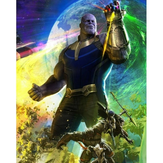 Diamond Painting Digital Set,The Avengers Full Circle Diamond Artist Wall Decor, DIY Adult Art Set,5D Crafts Living Room Bedroom Gift, 12X16 inch