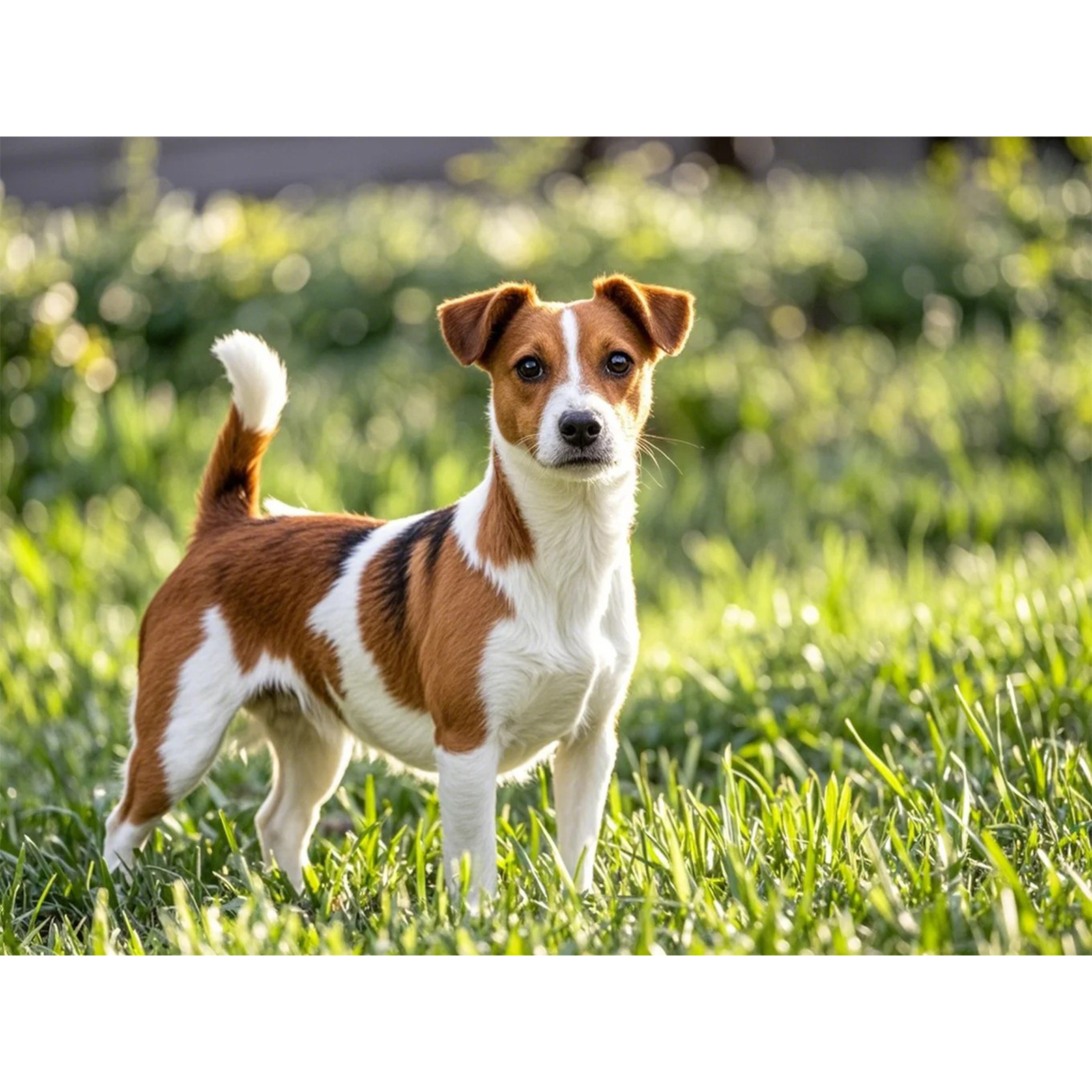 Kit Diamond Painting 5D – Jack Russell Terrier – Quadro Fai Da Te 40x40 Cm Con Diamanti Rotondi – Artigianato E Decorazione Casa