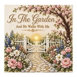 Diamond Painting Kit 8x8 Inch, Hymn Theme 5D DIY Diamond Art with Cross ...