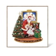 thumbnail image 1 of Diamond Painting Kit for Adult Beginners, Father Christmas 5D DIY Special Diamond Crystal Crafts for Home Wall Decoration, Christmas Halloween Gift Preferred, 1 of 7