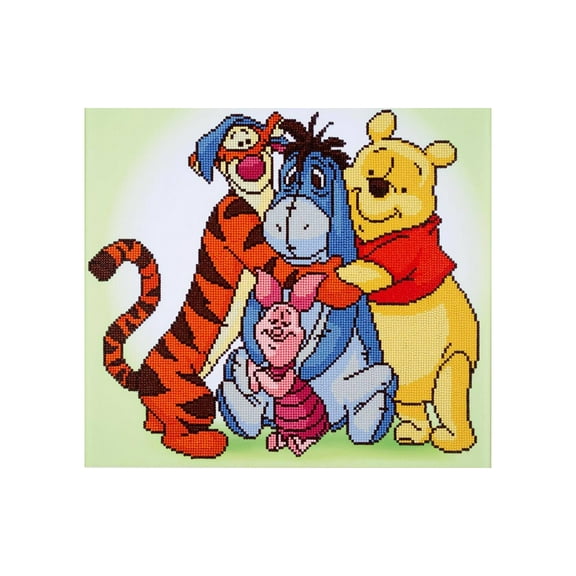 Diamond Painting Kit Advanced Pooh Friends