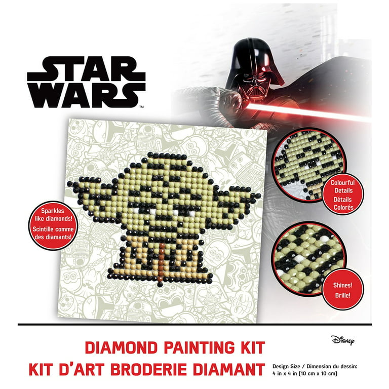 Camelot Dotz Diamond Art Kit 4X4-Star Wars - Yoda Fun