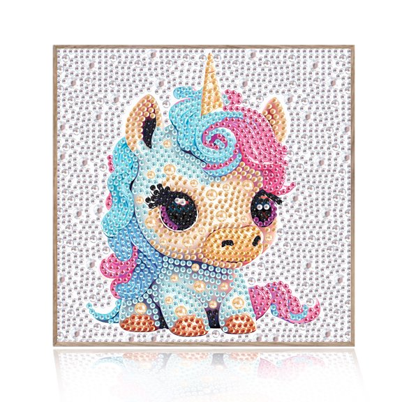 Diamond Painting Kit, Colorful Horse 5D Diamond Painting Starter Set, Easy and Fun DIY Craft Kit, Perfect for Beginners' Creative Art Activities 7.09 x 7.09 in