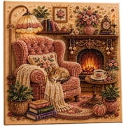 Diamond Painting Kit Cozy Hobby Rooms, diamond painting kits for adults Drill Diamond Art Craft Set