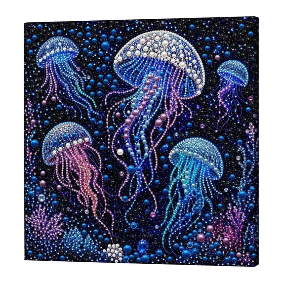 Diamond Painting Kit, DIY Crystal Rhinestone Art Canvas Full Drill Craft Complete Mosaic Embroidery Set, for Home Wall Decor Holiday Gifts Stress Relief Craft Lovers