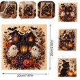 thumbnail image 1 of Diamond Painting Kit Halloween Pearl Art DIY Kit Cute Ghost Pumpkin Acrylic Pearl Craft Kit Easy to Follow DIY Art Supplies Stylish Halloween Present For Beginners And Art Lovers,B, 1 of 6