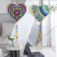 thumbnail image 1 of Diamond Painting Kit Hanging Pendant Crafts 2 Pcs DIY Special Shaped Drill Crystal Light Window Wind Chimes Jewelry Kit for Home Garden Decoration Gift, 1 of 9
