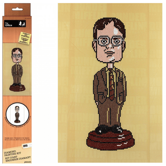 Diamond Painting Kit Intermed Dwight Bobblehead