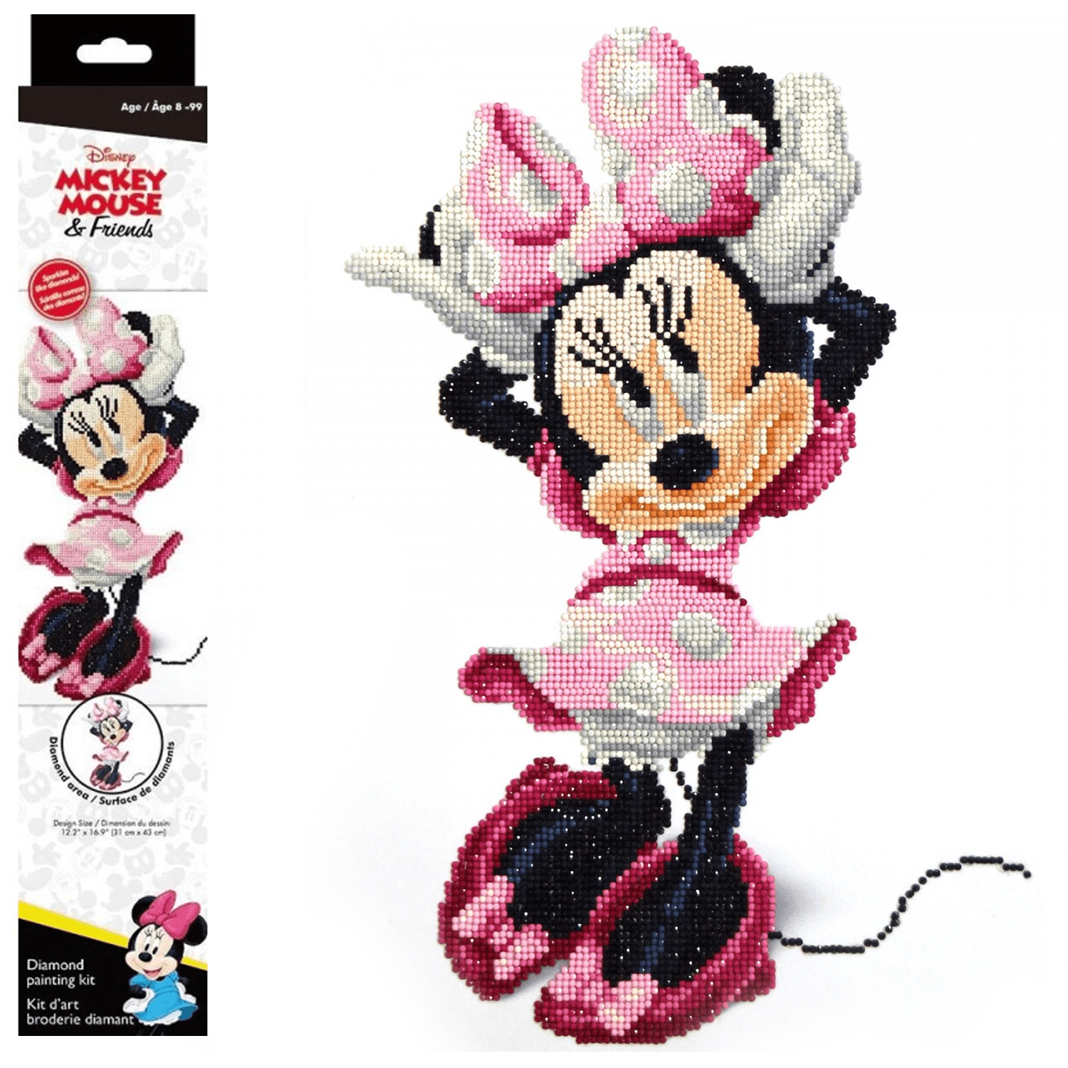 Diamond Painting Kit Intermed Minnie