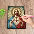 thumbnail image 1 of Diamond Painting Kit Notebook, Jesus DIY Art Craft Kit, A5 Perfect Creative Gift, Diamond Decoration, Suitable for Painting, Writing, and Notebook Use, 1 of 7