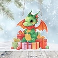 thumbnail image 1 of Diamond Painting Kit Pendant, Dinosaur Christmas Gift Hanging Decoration DIY Craft Kit for Home, Office, or Festive Decorations and Gift Ideas, 1 of 8