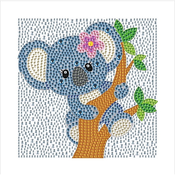 Diamond Painting Kit, Sloth 5D Diamond Painting Starter Set, Easy and Fun DIY Craft Kit, Perfect for Beginners' Creative Art Activities 7.09 x 7.09 in
