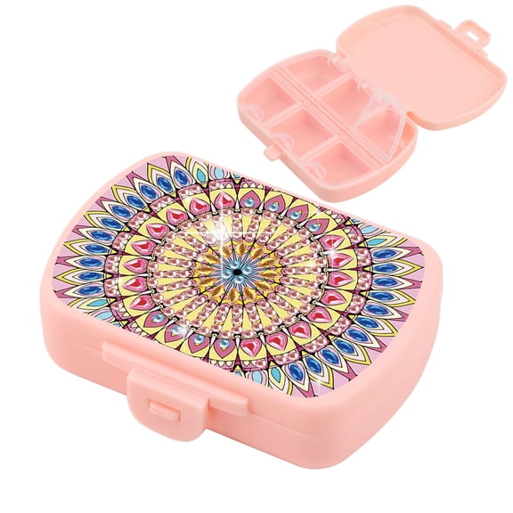 Diamond Painting Kit Storage Box, Floral Design Creative Craft Box for Small Item Organization Multifunctional Gift for Craft Enthusiasts