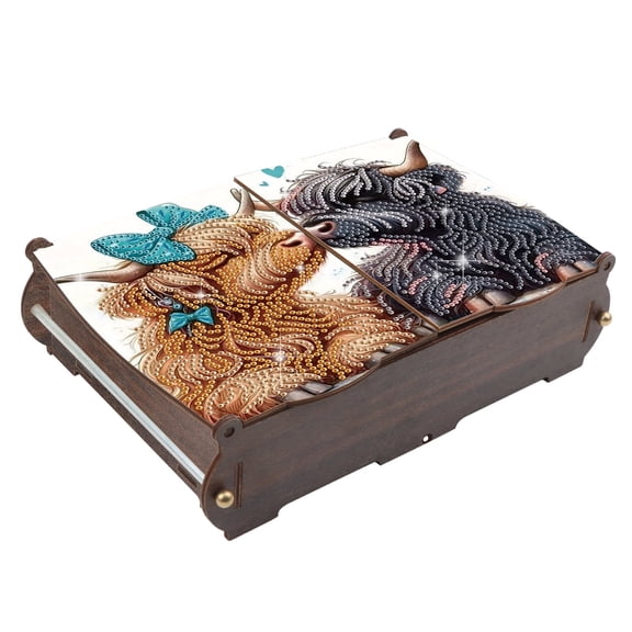 Diamond Painting Kit Storage Box Little Bull DIY Multi-Functional Craft Storage Box Ideal for Home Offices and Holiday Gifts