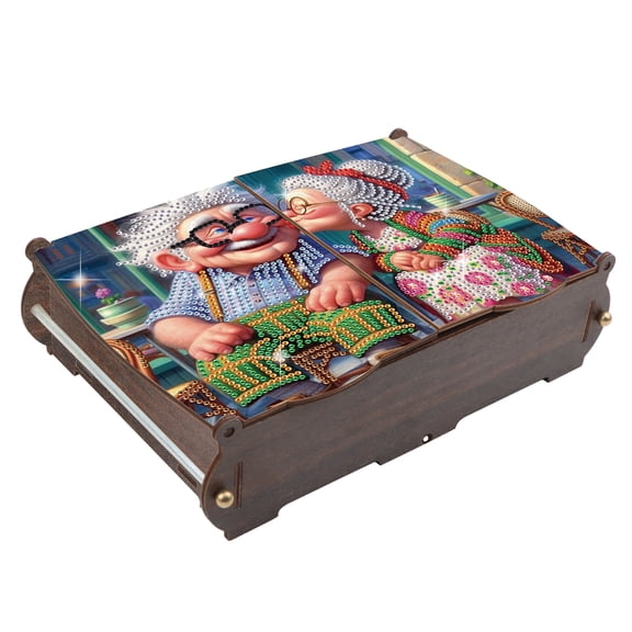 Diamond Painting Kit Storage Box Multi-Purpose Craft Storage Box for Seniors Ideal for Home Offices and Holiday Gifts