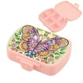 thumbnail image 1 of Diamond Painting Kit Storage Box, Purple Butterfly Creative Craft Box for Small Item Organization Multifunctional Gift for Craft Enthusiasts, 1 of 7