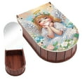 thumbnail image 1 of Diamond Painting Kit Storage Box, Smiling Angel 5D DIY Storage Box For organizing desktop items, a creative handmade gift, 1 of 7