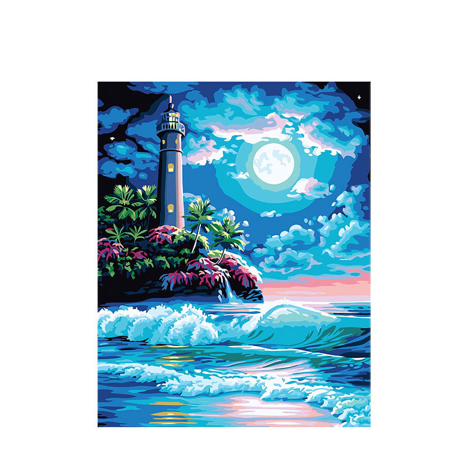 Diamond Painting Kits,5D Diamond Art with Accessories & Tools, Gem Art Painting with Diamond, Wall Painting for Home Wall Decor 12 x 16inch A25