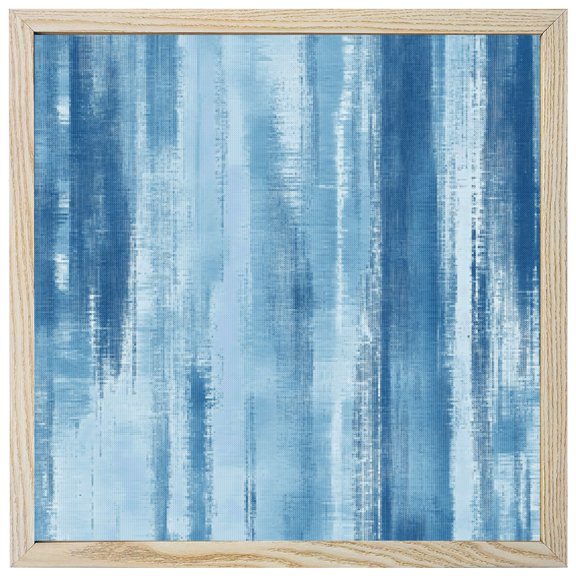 Diamond Painting Kits Abstract Graffiti 5D Diamond Painting Dots Gem Craft Framed Canvas Blue Art Painting Full Drill Diamond Art Paintings for Adults Beginners Living Room Wall Decor 12x12 Inch