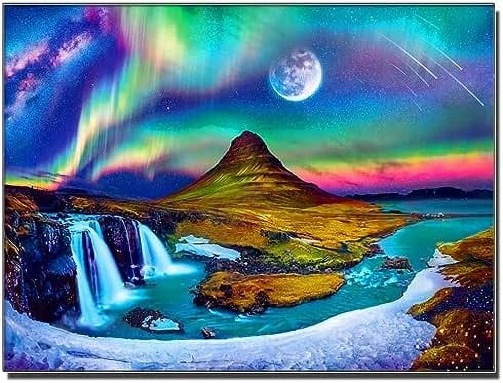 Diamond Painting Kits for Adults 5D Diamond Art Painting Aurora Meteor