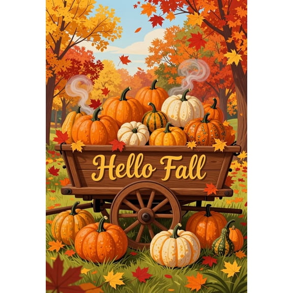Diamond Painting Kits for Adults Fall Pumpkin Diamond Art Kits Round 5D DIY DIY Full Drill Paint with Diamonds Dots Gem Crafts for Thanksgiving Home Wall Decoration Handmade Gift-12x16in