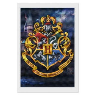 Diamond Painting Kit Crystal Rhinestone Harry Potter Hogwarts Model: HK124  Multi 