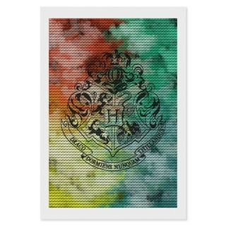 Diamond Art Club Harry Potter Bookworm Canvas Diamond Painting Kit, 13 x 14 (32.8 x 35.3 cm)