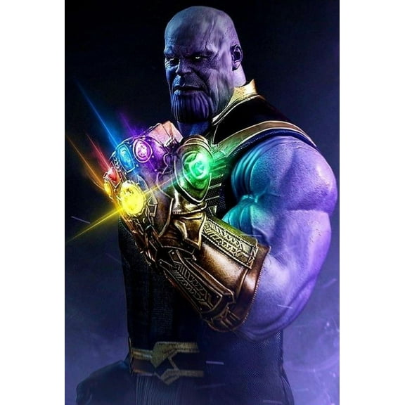 Diamond Painting Kits for Adults&Kids DIY 5D Thanos Art Diamond Art Paint with Round Diamond Dots Full Drill Gem Diamond Art Kits for Home Wall Decor Gifts(12x16inch)