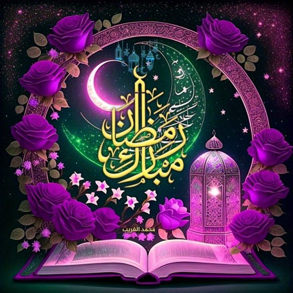 Diamond Painting Kits for Adults Mosque, and Arabic Calligraphy Full Drill DIY Diamond Art for Adults Beginners Picture Art Crystal Painting for Home Wall Decor
