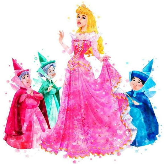 Diamond Painting Kits for Adults, Princess Aurora 5D DIY Diamond Art Kits Full Drill Diamond Dots for Gift Wall Decor and Relaxation Gem Arts 12x16 inch
