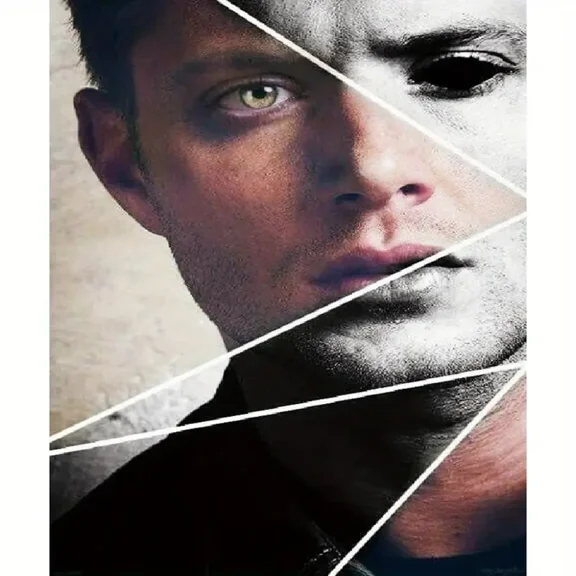 Diamond Painting Kits for Adults, Supernatural Dean Winchester 5D DIY Diamond Art Kits Full Drill Diamond Dots for Gift Wall Decor and Relaxation Gem Arts