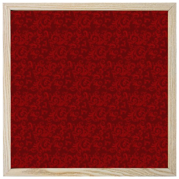 Diamond Painting Kits Red Christmas Pattern 5D Diamond Painting Dots Gem Craft Framed Canvas Retro Abstract Art Full Drill Diamond Art Paintings for Living Room Wall Decor 12x12 Inch