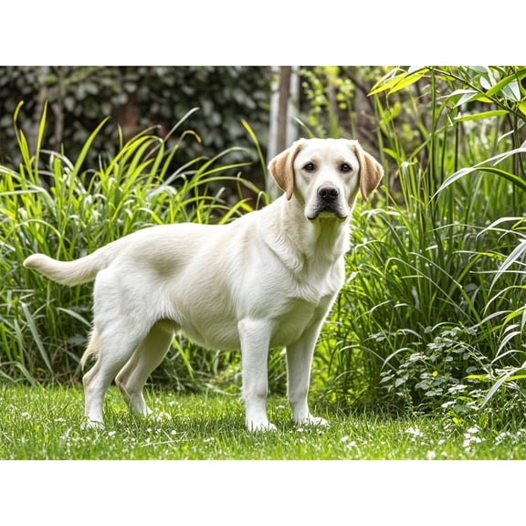 Diamond Painting Kits ,White Labrador Retriever pattern,5D Diamond Art Kit Paint by Number for Beginners, DIY Paint with Round Full Drill Paintings ,Gem Art for Home Wall Decor (12X16 Inch)