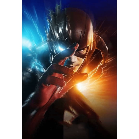 Diamond Painting Kits for Adults,Anime Diamond Art,The Flash Diamond Painting.Home Interior Decoration Diamond Painting, 12 x 16 Inch