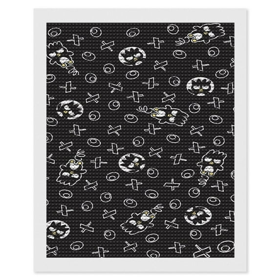 Diamond Painting Kits for Adults Badtz Maru Diamond Art Gem Art Painting Full Drill Round Art Gem Painting Kit for Home Wall Decor Gifts 16"x20"