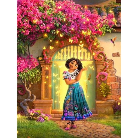 Diamond Painting Kits for Adults Beginner,5D DIY Encanto Diamond Paintings Kit Full Drill Diamond Art for Arts Rhinestone Wall Decor Gift 12X16inch