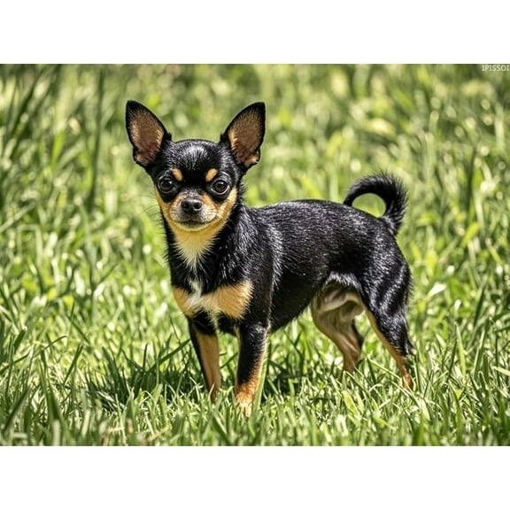 Diamond Painting Kits for Adults Black Chihuahua Full Drill DIY Diamond Art for Adults Beginners Picture Art Crystal Painting for Home Wall Decor