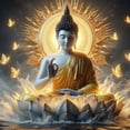 thumbnail image 1 of Diamond Painting Kits for Adults Buddha Full Drill DIY Diamond Art for Adults Beginners Picture Art Crystal Painting for Home Wall Decor, 1 of 6