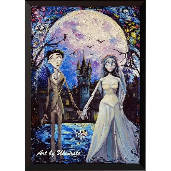 Diamond Painting Kits for Adults Corpse Bride Full Drill DIY Diamond Art for Adults Beginners Picture Art Crystal Painting for Home Wall Decor