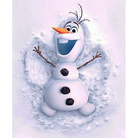 Diamond Painting Kits for Adults, Diamond Painting Stitch Gem Art Craft DIY Home Wall Decor 12x16 inch (Olaf Diamond Painting)