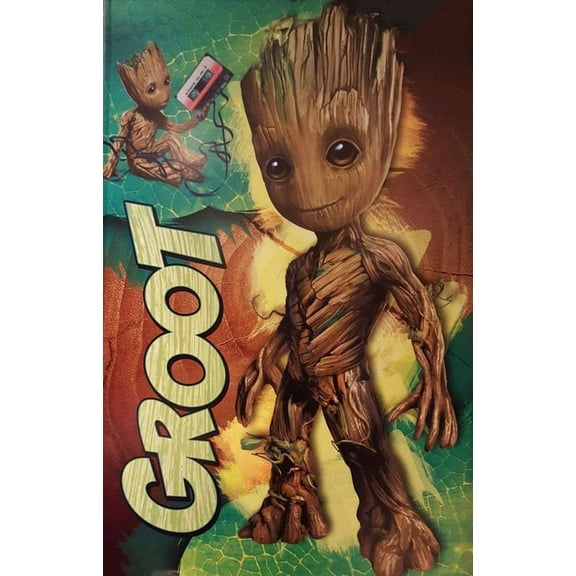 Diamond Painting Kits for Adults, Groot 5D DIY Diamond Art Kits Full Drill Diamond Dots for Gift Wall Decor and Relaxation Gem Arts 12x16 inch