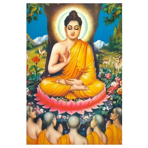 Diamond Painting Kits for Adults Shakyamuni Buddha Full Drill DIY Diamond Art for Adults Beginners Picture Art Crystal Painting for Home Wall Decor