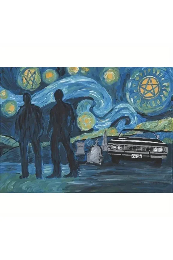 Diamond Painting Kits for Adults, Supernatural van gogh 5D DIY Diamond Art Kits Full Drill Diamond Dots for Gift Wall Decor and Relaxation Gem Arts