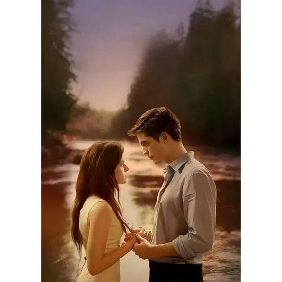 Diamond Painting Kits for Adults, Twilight Couple 5D DIY Diamond Art Kits Full Drill Diamond Dots for Gift Wall Decor and Relaxation Gem Arts