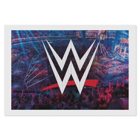 Diamond Painting Kits for Adults WWE Diamond Art Gem Art Painting Full Drill Round Art Gem Painting Kit for Home Wall Decor Gifts 8"x12"