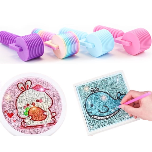 Diamond Painting Roller Tool, Diamond Art Roller for Smooth Pressing, Essential DIY Craft Tool for Rhinestone Embroidery & Diamond Painting, DIY Diamond Art Roller For Pressing And Fixing Beads